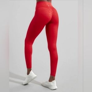 Red rebel leggings Buffbunny
